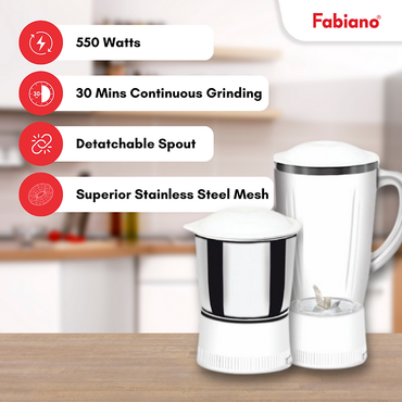 Fabiano Dynamic Juicer Mixer Grinder – 550W – view 2