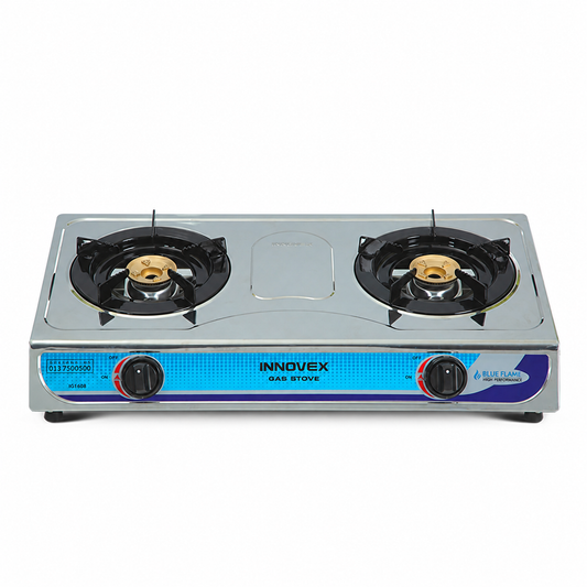 Innovex IGS006 2-Burner Stainless Steel Gas Cooker
