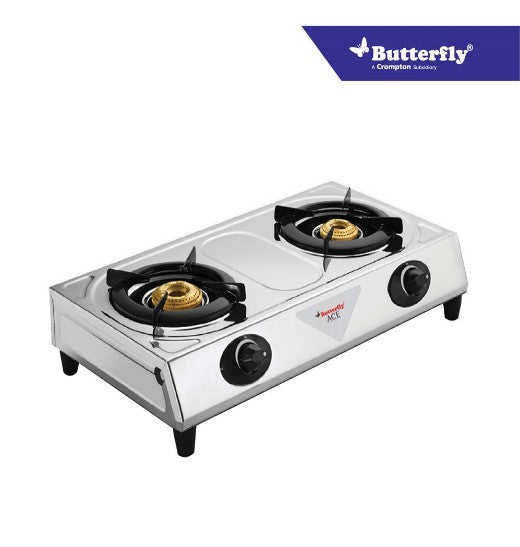 Butterfly BSSM AI A08 2-Burner Stainless Steel Gas Stove