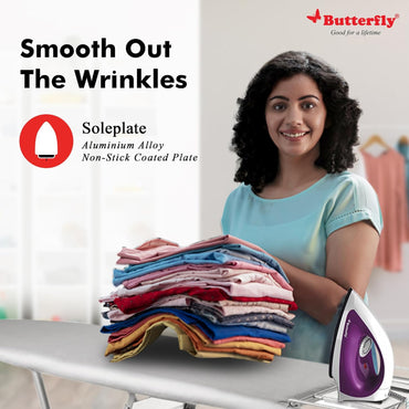 Butterfly Aries Dry Iron – 1000W – view 2