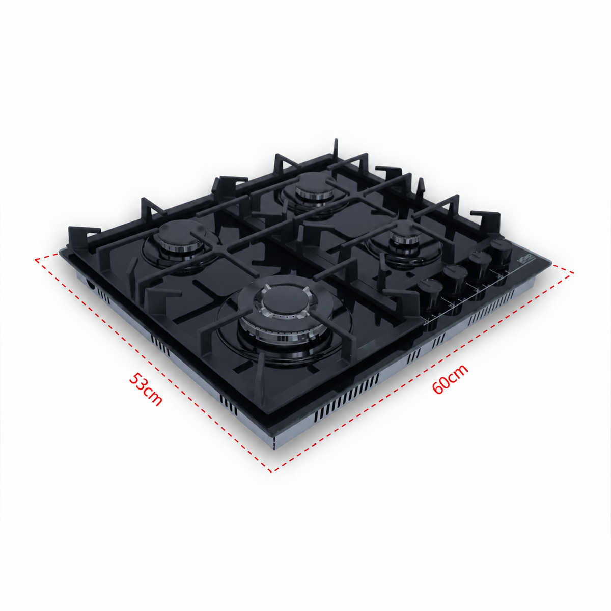 EURO Ster 4-Burner Glass-Top Gas Cooker