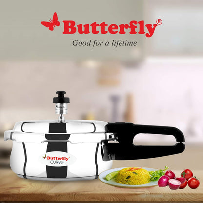 Butterfly Curve Stainless Steel Pressure Cooker – 2L, 3L & 5L – view 10