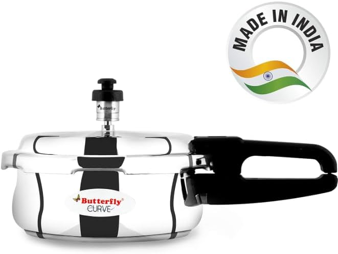 Butterfly Curve Stainless Steel Pressure Cooker – 2L, 3L & 5L – view 2