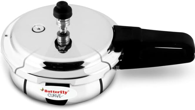 Butterfly Curve Stainless Steel Pressure Cooker – 2L, 3L & 5L – view 4