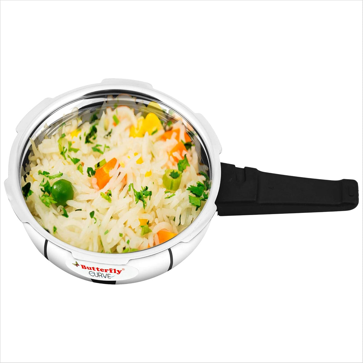 Butterfly Curve Stainless Steel Pressure Cooker – 2L, 3L & 5L – view 8
