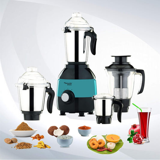 Butterfly Bhima Mixer Grinder – 1000W, 4 Jars
