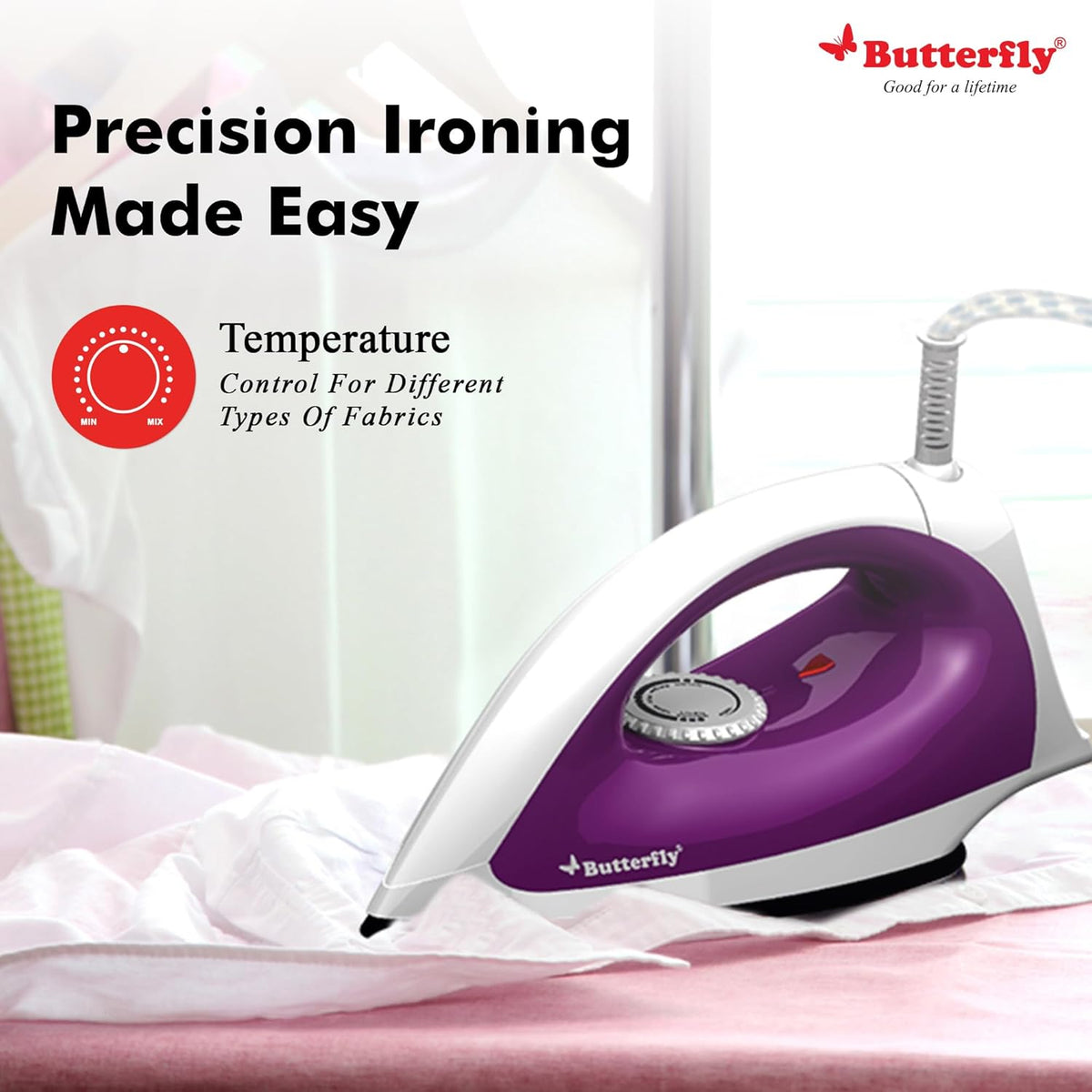 Butterfly Aries Dry Iron – 1000W – view 5