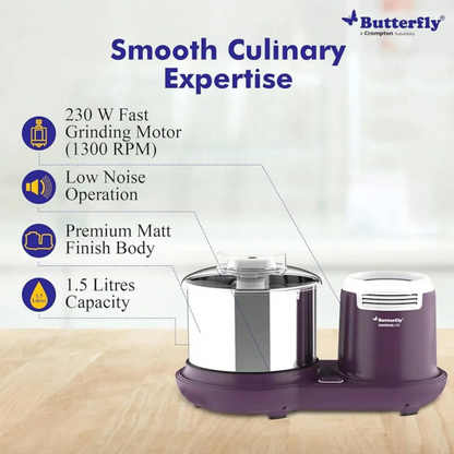 Butterfly Magnum PL Tabletop Wet Grinder – 2L – view 4