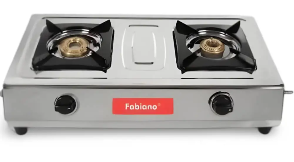 Fabiano Stainless Steel Double-Burner Gas Cooker – view 3