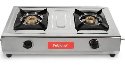 Fabiano Stainless Steel Double-Burner Gas Cooker – view 3