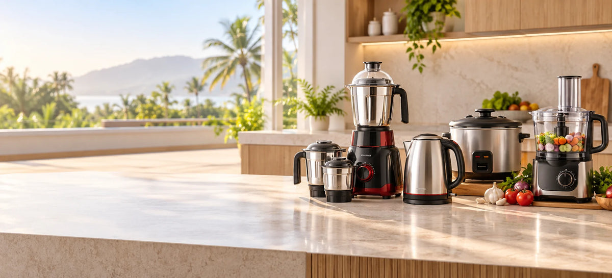WinPrime kitchen with everyday home appliances