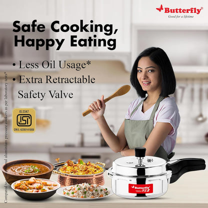 TEZ Triply Stainless Steel Pressure Cooker – 2L, 3L & 5L – view 5