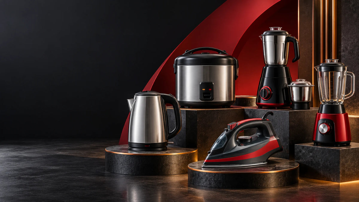 Home appliances in a premium WinPrime studio setting